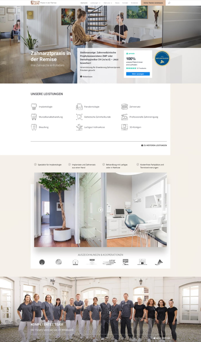 Praxis in der Remise